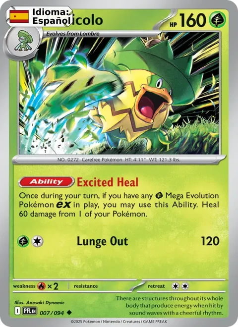 Ludicolo (007) — Phantasmal Flames