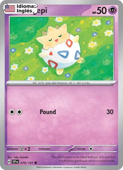 Togepi (070) — Surging Sparks