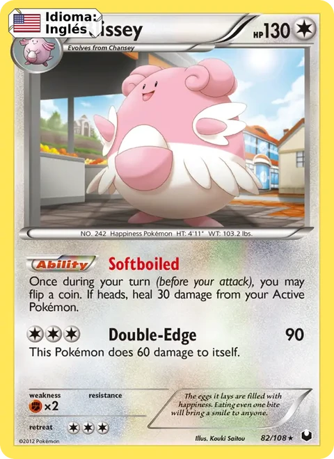 Blissey (82) — Dark Explorers