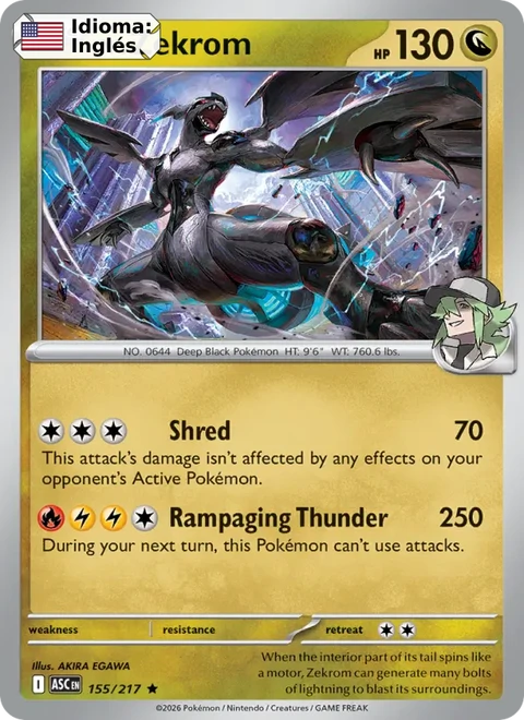 N's Zekrom (155) — Ascended Heroes