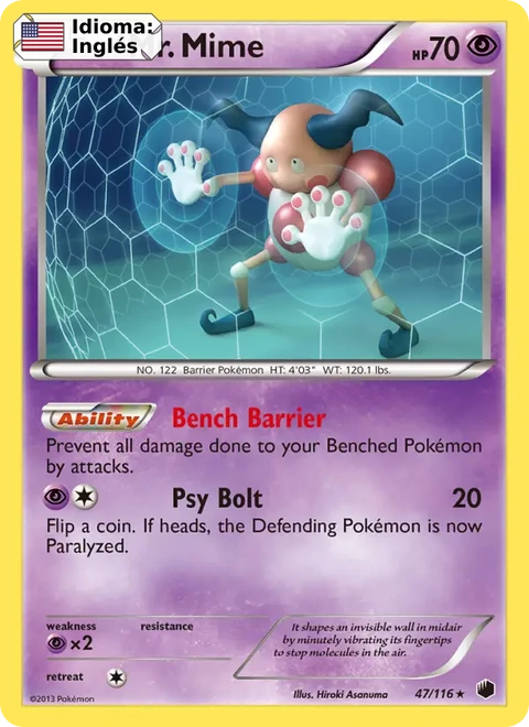 Mr. Mime (47) — Plasma Freeze