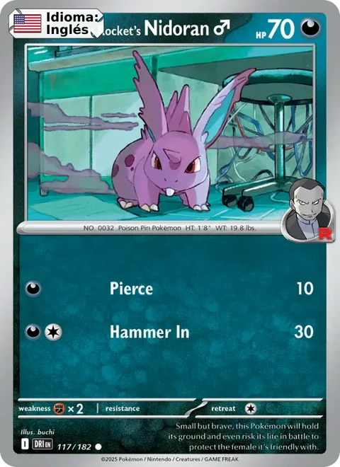 Team Rocket's Nidoran♂ (117) — Destined Rivals
