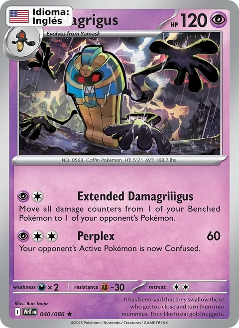 Cofagrigus (040) — White Flare