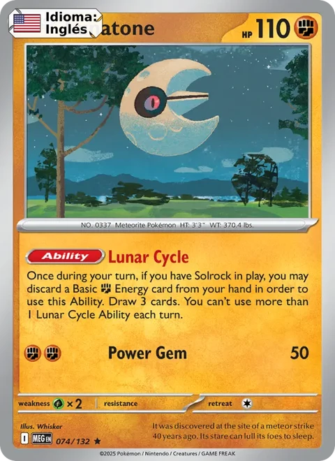 Lunatone (074) — Mega Evolution
