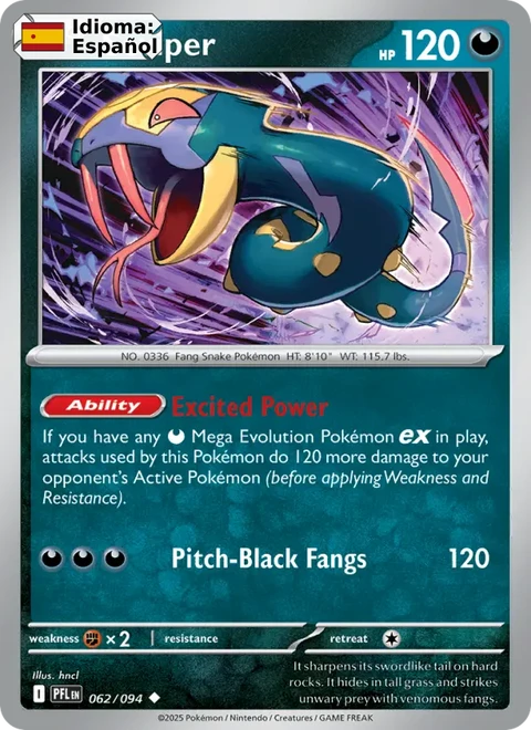 Seviper (062) — Phantasmal Flames
