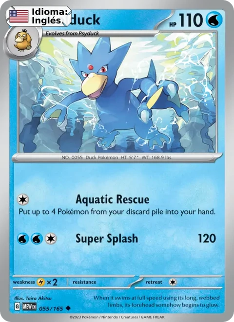 Golduck (055) — 151