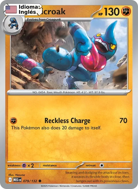 Toxicroak (079) — Mega Evolution
