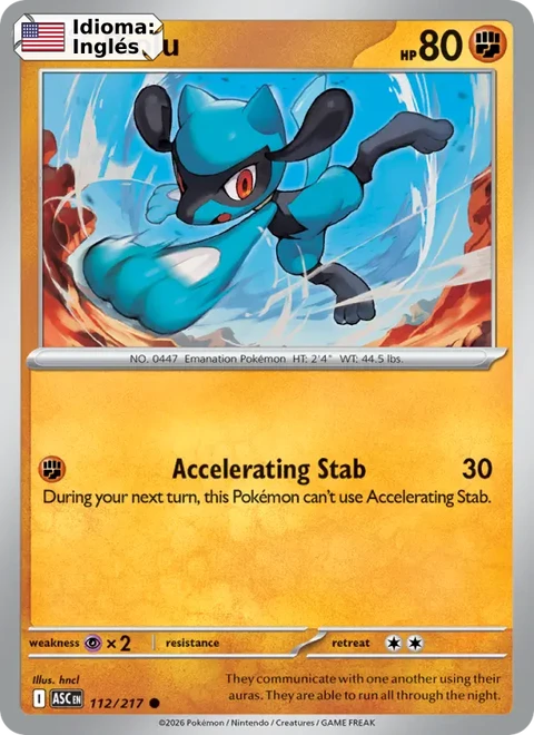Riolu (112) — Ascended Heroes