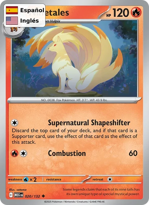 Ninetales (020) — Mega Evolution