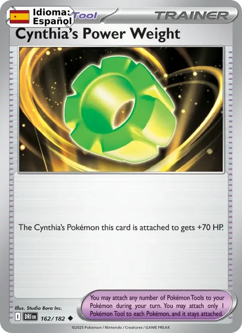 Cynthia's Power Weight (162) — Destined Rivals