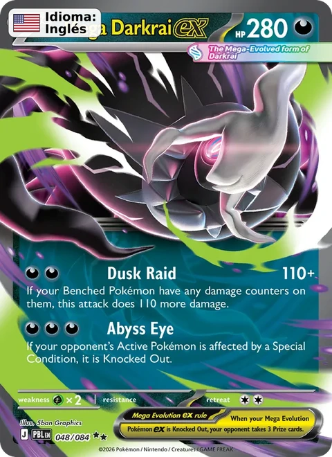 Mega Darkrai ex (048) — Pitch Black