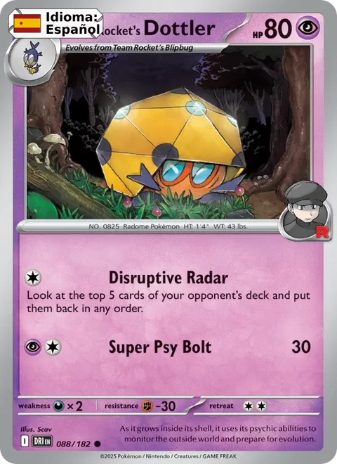 Team Rocket's Dottler (088) — Destined Rivals