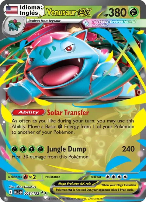 Mega Venusaur ex (003) — Mega Evolution