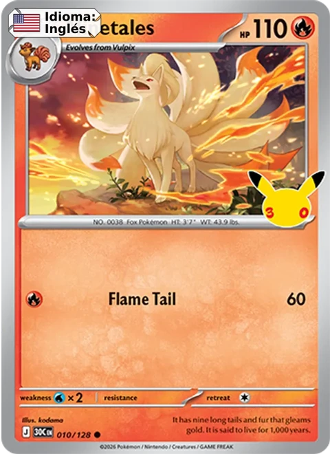 Ninetales (010) — 30th Celebration