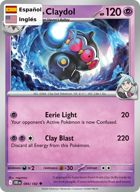 Steven's Claydol (084) — Destined Rivals