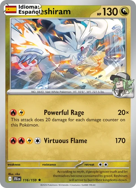 N's Reshiram (116) — Journey Together