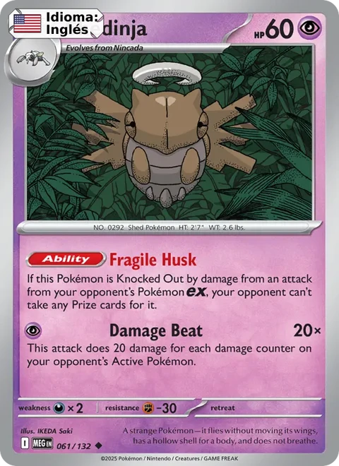 Shedinja (061) — Mega Evolution