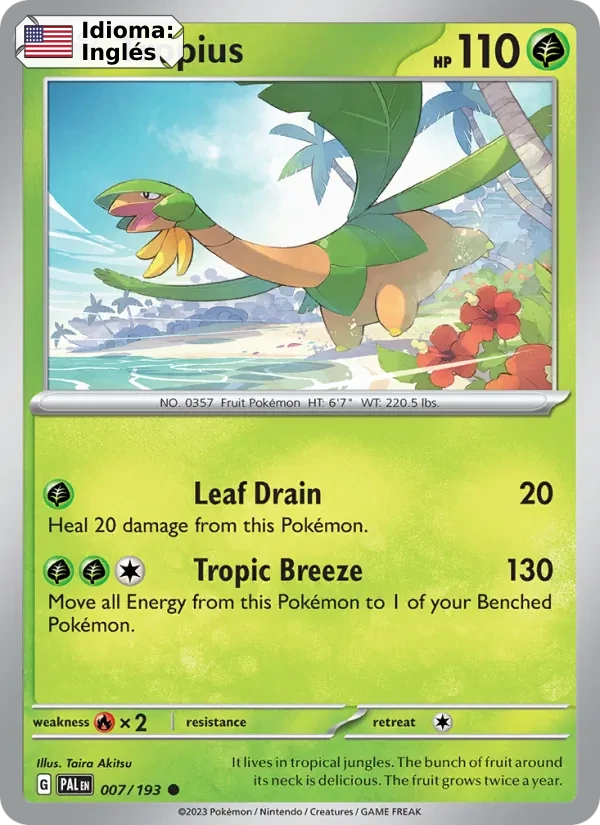 Tropius (007) — Paldea Evolved