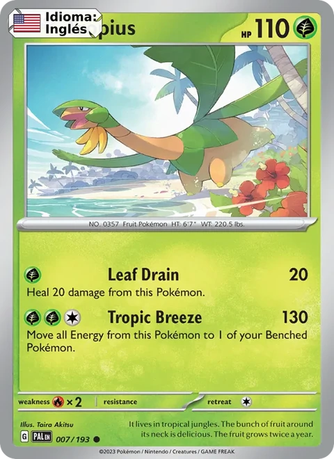 Tropius (007) — Paldea Evolved