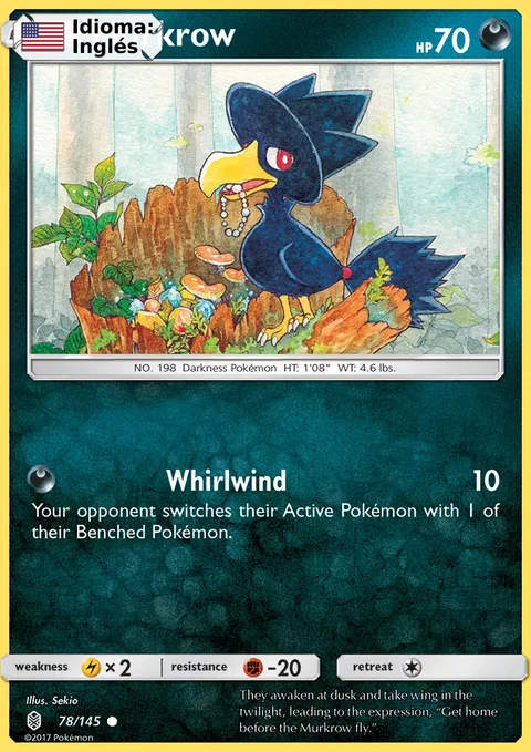 Murkrow (78) — Guardians Rising