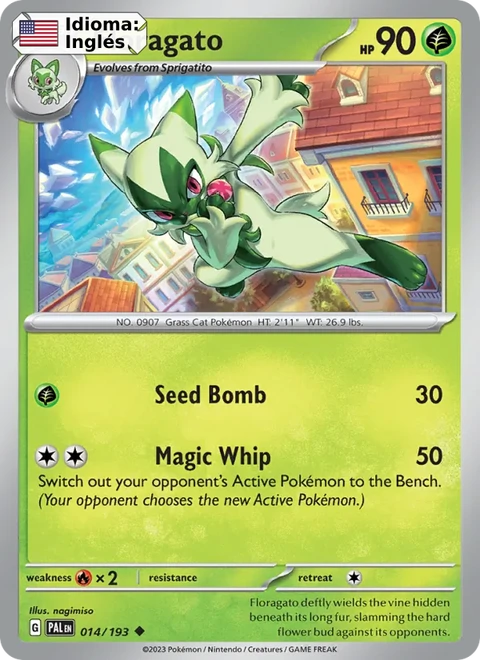 Floragato (014) — Paldea Evolved