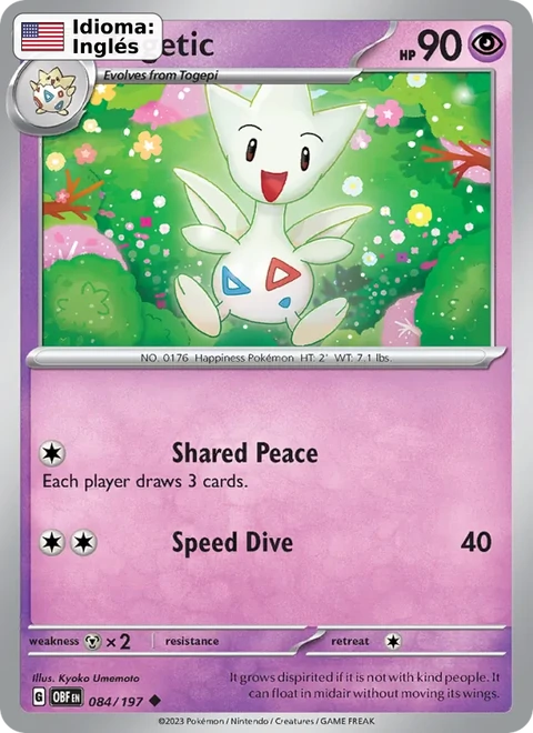 Togetic (084) — Obsidian Flames