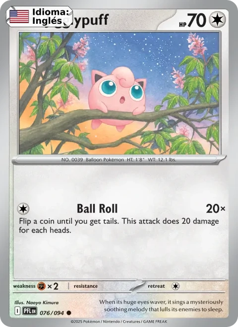 Jigglypuff (076) — Phantasmal Flames