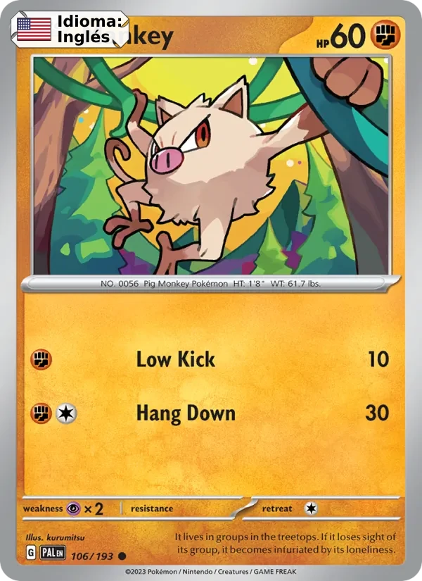 Mankey (106) — Paldea Evolved