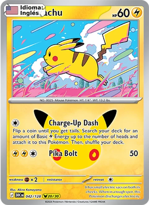 Pikachu (042) — 30th Celebration