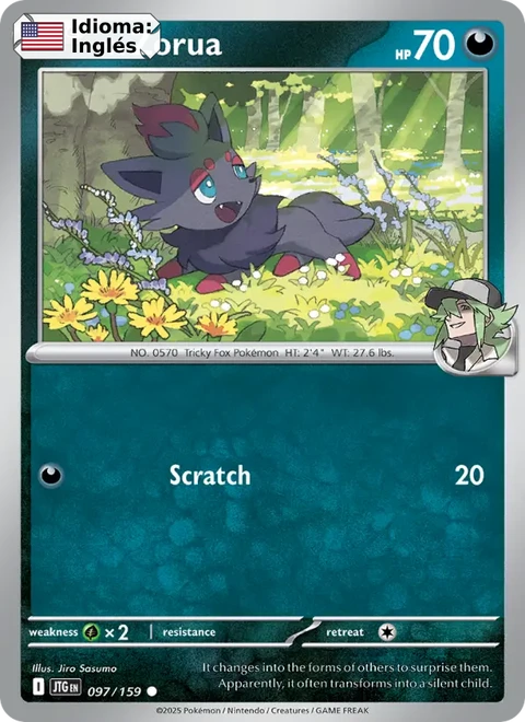 N's Zorua (097) — Journey Together