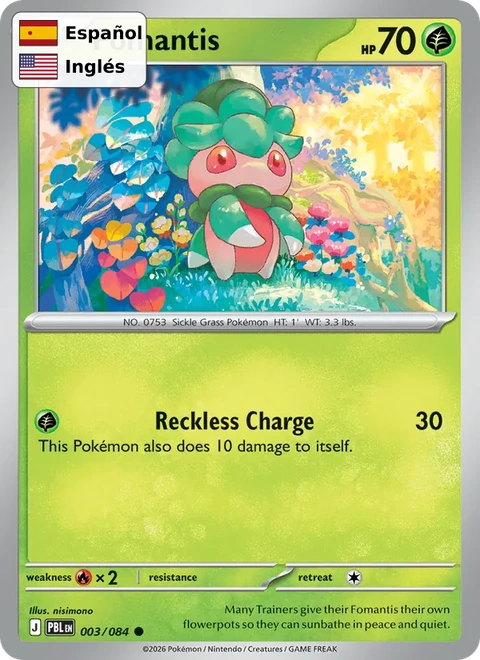 Fomantis (003) — Pitch Black