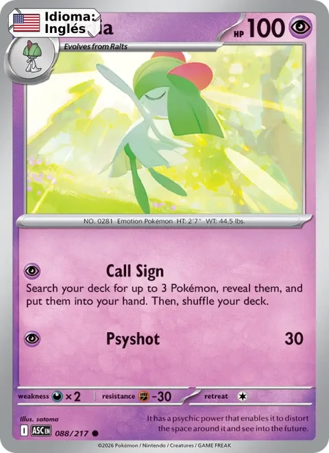 Kirlia (088) — Ascended Heroes