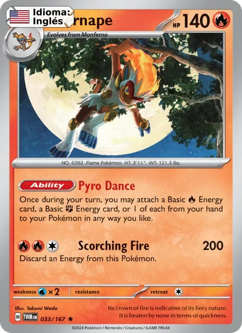 Infernape (033) — Twilight Masquerade
