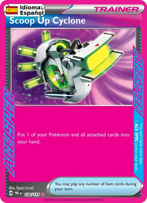 Scoop Up Cyclone (128) — Prismatic Evolutions