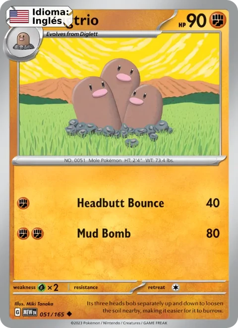 Dugtrio (051) — 151