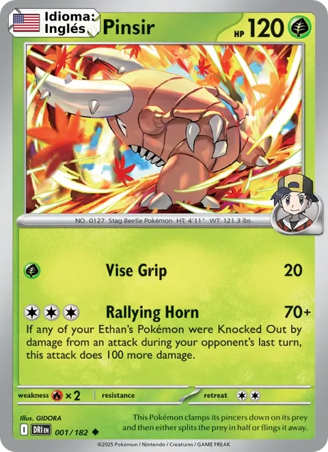 Ethan's Pinsir (001) — Destined Rivals