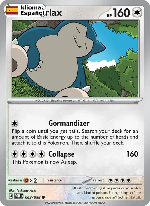 Snorlax (063) — Perfect Order