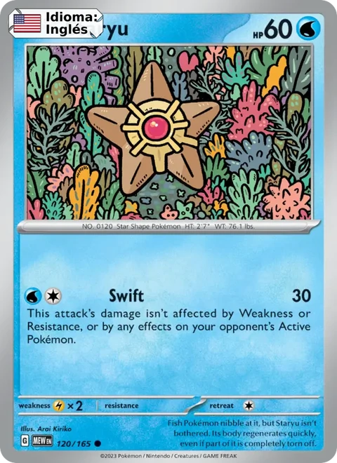 Staryu (120) — 151