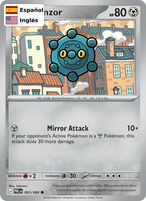 Bronzor (063) — Pitch Black