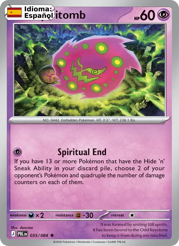 Spiritomb (035) — Pitch Black