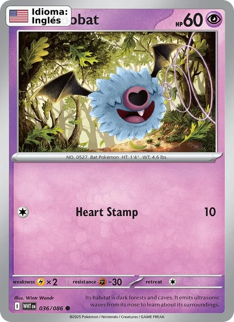 Woobat (036) — White Flare
