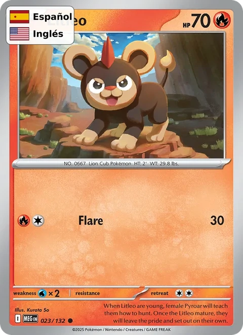 Litleo (023) — Mega Evolution
