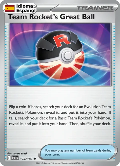 Team Rocket's Great Ball (175) — Destined Rivals