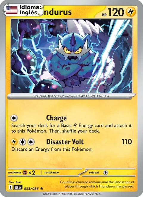 Thundurus (033) — Black Bolt