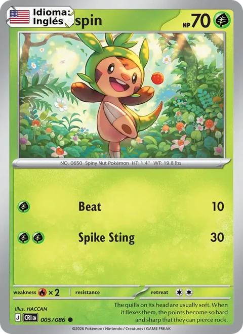 Chespin (005) — Chaos Rising