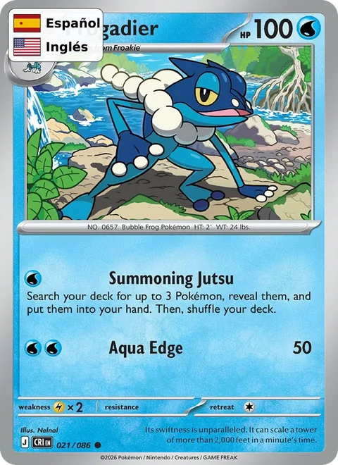 Frogadier (021) — Chaos Rising