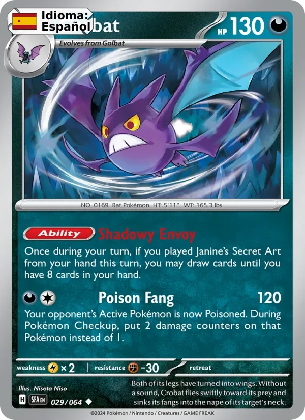 Crobat (029) — Shrouded Fable