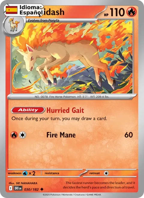 Rapidash (030) — Destined Rivals