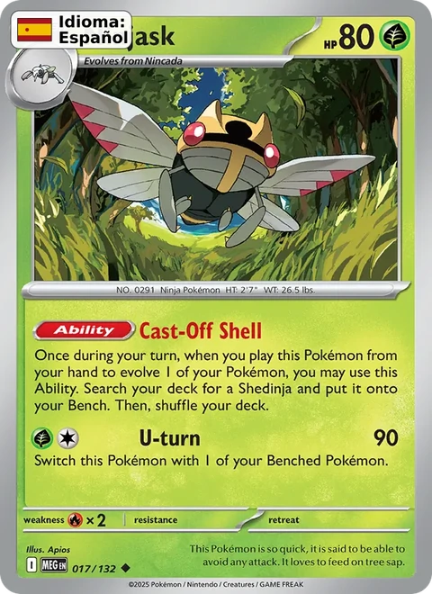 Ninjask (017) — Mega Evolution