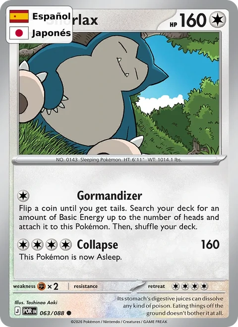 Snorlax (063) — Perfect Order